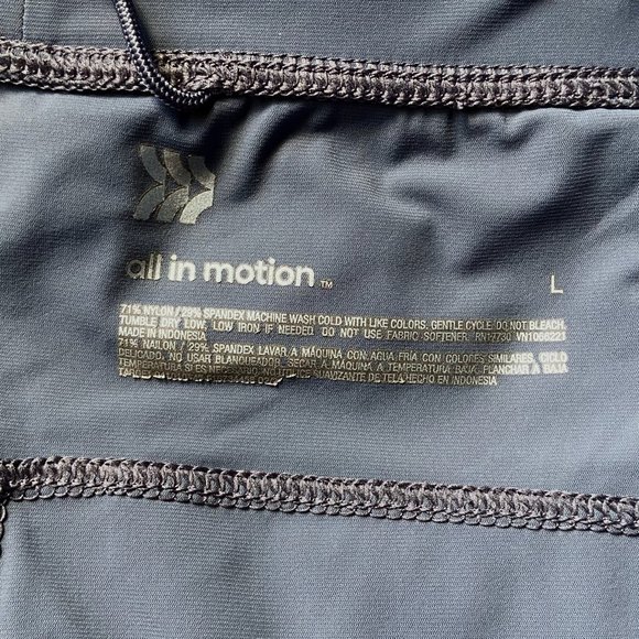 Men's All in Motion Workout Shorts - Large - Gray - Picture 5 of 5